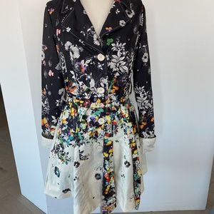 Desigual floral trench coat